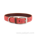 Hot style dog supplies pet leather cotton collars